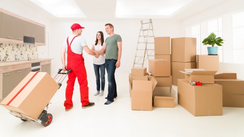 Local removal truck hire for flats and commercial properties in Customhouse